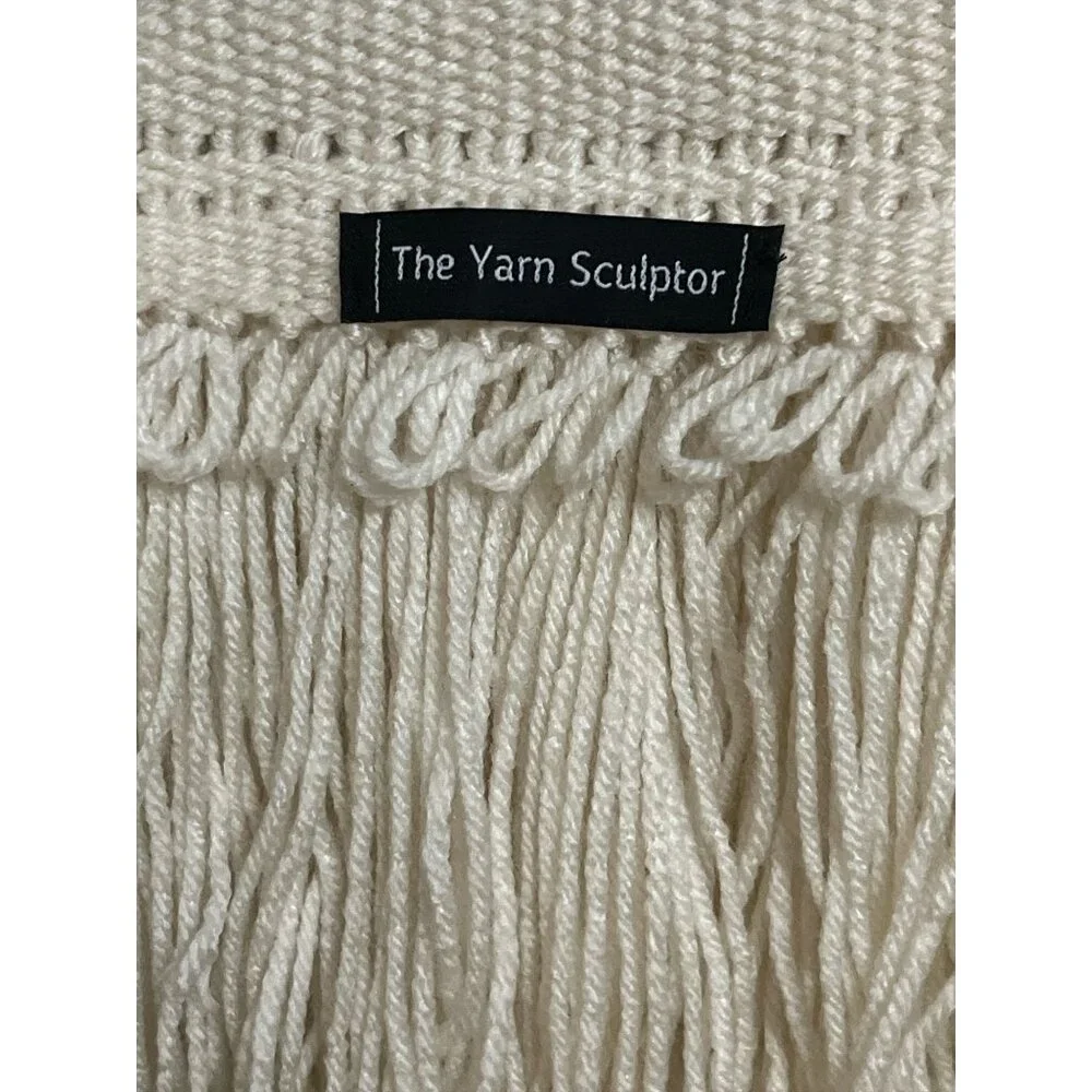 The Yarn Sculptor Handmade Woven Wall Hanging Boho Fringe Textile Art